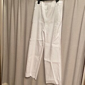 Talbots White Wide Leg Pants